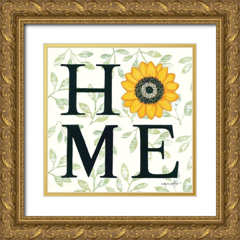 Home Gold Ornate Wood Framed Art Print with Double Matting by LaPoint, Annie