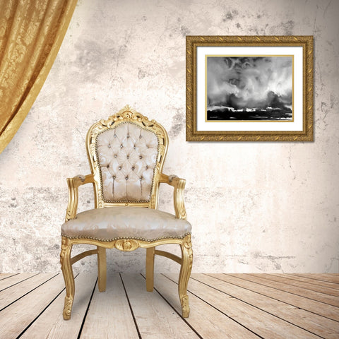 After the Storm   Gold Ornate Wood Framed Art Print with Double Matting by Thouthip, Anne