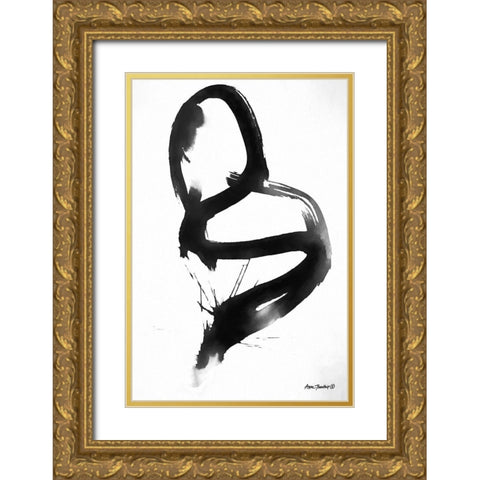 Rebirth  A Gold Ornate Wood Framed Art Print with Double Matting by Thouthip, Anne