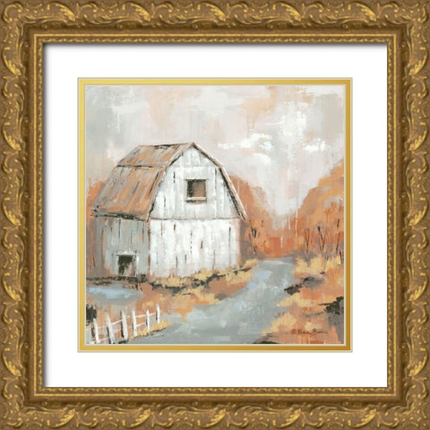 When Summer Slips Away Gold Ornate Wood Framed Art Print with Double Matting by Ebert, Roey