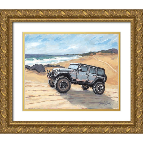 Tougher Than the Rest Gold Ornate Wood Framed Art Print with Double Matting by Baker, Sara