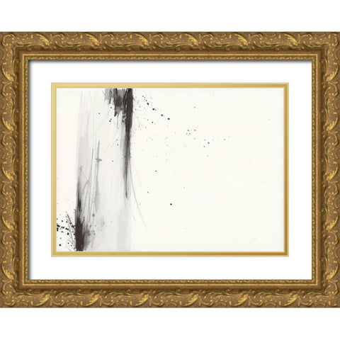 Simplification Series I Gold Ornate Wood Framed Art Print with Double Matting by Hallowell, Britt