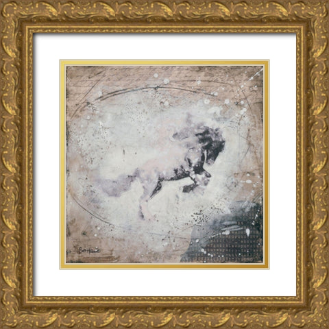 Wild Spirit Gold Ornate Wood Framed Art Print with Double Matting by Hallowell, Britt