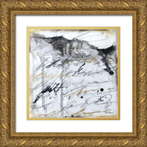 The World is Calling Gold Ornate Wood Framed Art Print with Double Matting by Halllowell, Britt