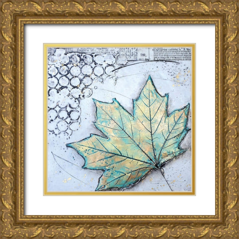 Channeling Fall 2 Gold Ornate Wood Framed Art Print with Double Matting by Hallowell, Brit