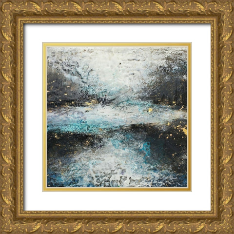 Where River Meets the Sea Gold Ornate Wood Framed Art Print with Double Matting by Hallowell, Britt