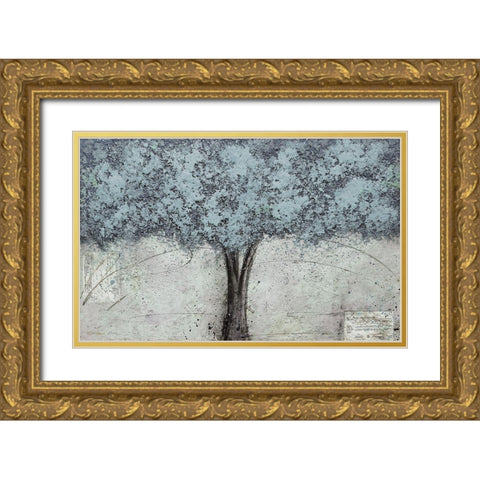 Storytellers    Gold Ornate Wood Framed Art Print with Double Matting by Hallowell, Britt