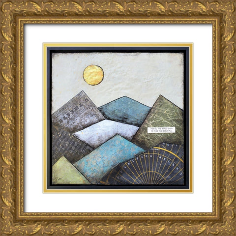 Find the Beautiful Gold Ornate Wood Framed Art Print with Double Matting by Hallowell, Britt