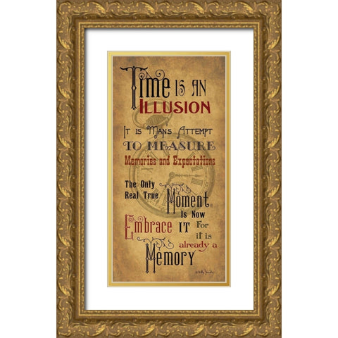 Memories   Gold Ornate Wood Framed Art Print with Double Matting by Jacobs, Billy