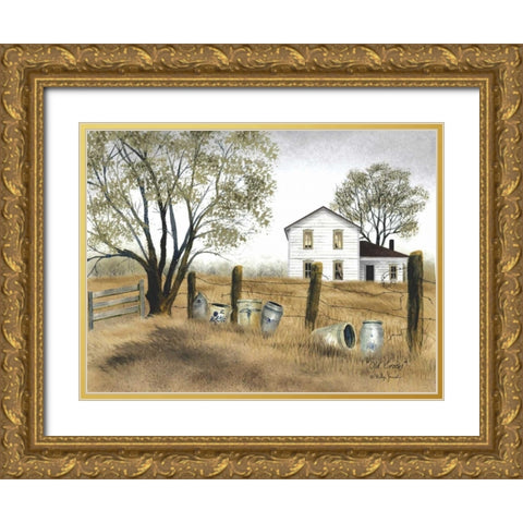 Amazing Grace Gold Ornate Wood Framed Art Print with Double Matting by Jacobs, Billy