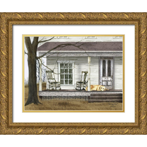 High Cotton Gold Ornate Wood Framed Art Print with Double Matting by Jacobs, Billy