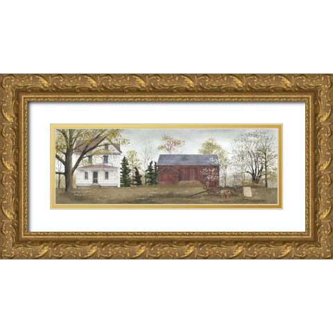 Spring Flowers for Sale Gold Ornate Wood Framed Art Print with Double Matting by Jacobs, Billy