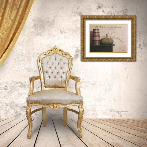 Joy is the Journey  Gold Ornate Wood Framed Art Print with Double Matting by Jacobs, Billy
