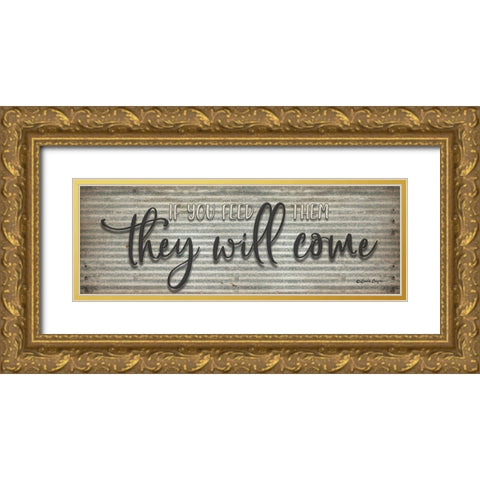 They Will Come Gold Ornate Wood Framed Art Print with Double Matting by Boyer, Susie