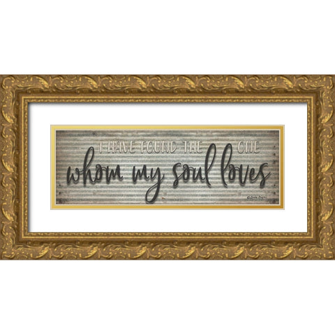 Whom My Soul Loves Gold Ornate Wood Framed Art Print with Double Matting by Boyer, Susie