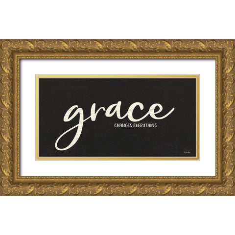 Grace Gold Ornate Wood Framed Art Print with Double Matting by Boyer, Susie