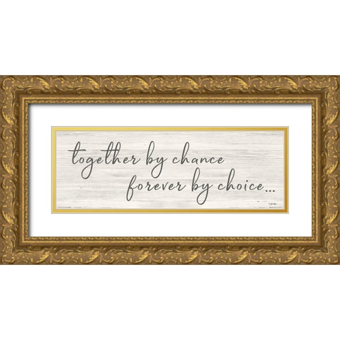 Together by Chance     Gold Ornate Wood Framed Art Print with Double Matting by Boyer, Susie