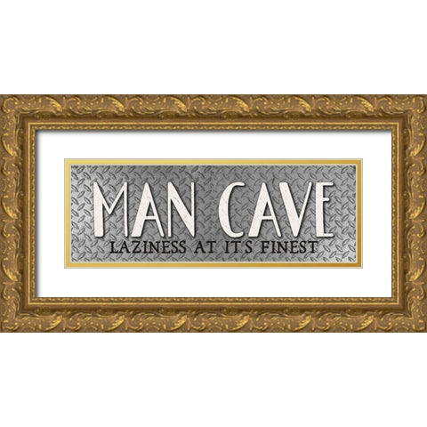 Laziness at Its Finest Gold Ornate Wood Framed Art Print with Double Matting by Boyer, Susie