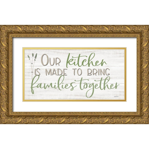 Our Kitchen Gold Ornate Wood Framed Art Print with Double Matting by Boyer, Susie