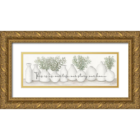 This is Us Gold Ornate Wood Framed Art Print with Double Matting by Jacobs, Cindy