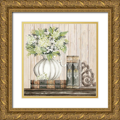 Farmhouse Finds II Gold Ornate Wood Framed Art Print with Double Matting by Jacobs, Cindy