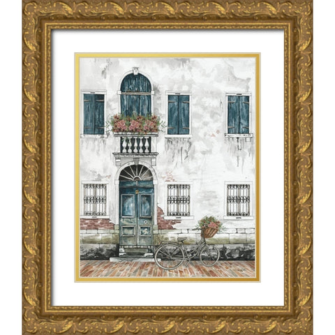 City Life I Gold Ornate Wood Framed Art Print with Double Matting by Jacobs, Cindy