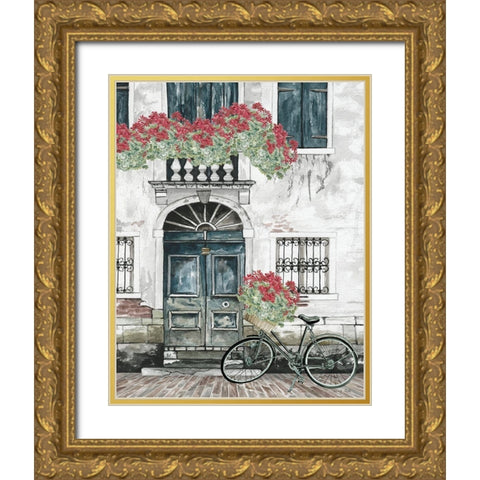 City Life III Gold Ornate Wood Framed Art Print with Double Matting by Jacobs, Cindy