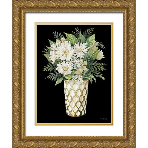 Daisy Dream Gold Ornate Wood Framed Art Print with Double Matting by Jacobs, Cindy
