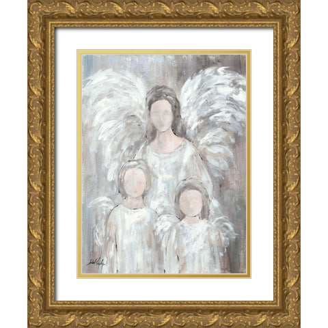 Your Life Your Loves Gold Ornate Wood Framed Art Print with Double Matting by Coules, Debi