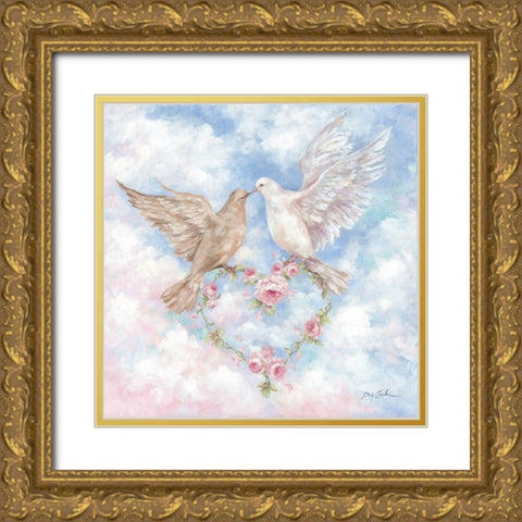 Imagine Gold Ornate Wood Framed Art Print with Double Matting by Coules, Debi