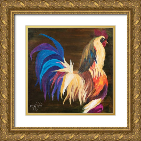 Owning It Gold Ornate Wood Framed Art Print with Double Matting by Fifer, Diane