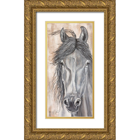 Neightural Beauty Gold Ornate Wood Framed Art Print with Double Matting by Fifer, Diane