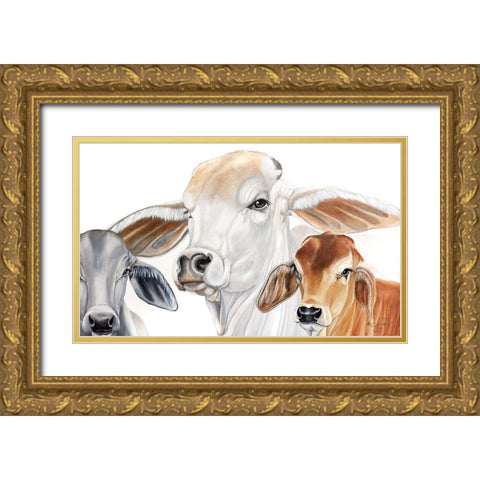Ranch Life   Gold Ornate Wood Framed Art Print with Double Matting by Fifer, Diane