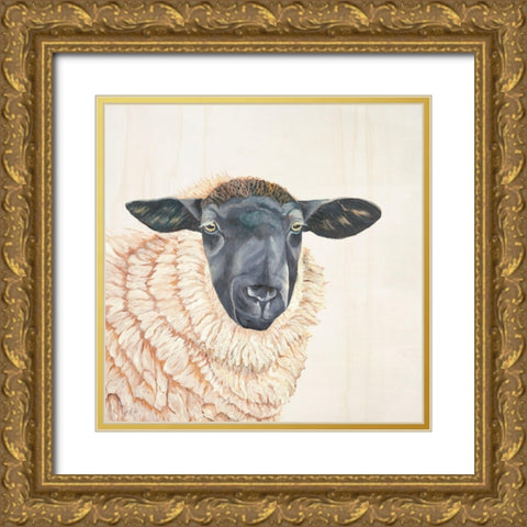 Its a New Day Gold Ornate Wood Framed Art Print with Double Matting by Fifer, Diane