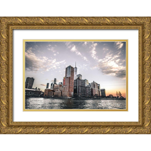 At Peace Gold Ornate Wood Framed Art Print with Double Matting by Quillen, Donnie