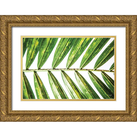 Leaf Study I Gold Ornate Wood Framed Art Print with Double Matting by Quillen, Donnie
