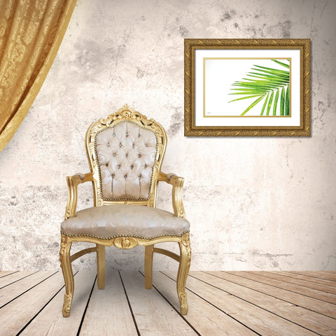 Leaf Study III Gold Ornate Wood Framed Art Print with Double Matting by Quillen, Donnie