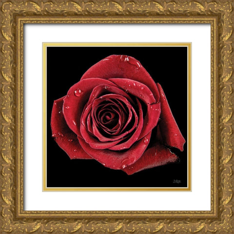 Broken Heart Rose Gold Ornate Wood Framed Art Print with Double Matting by Quillen, Donnie