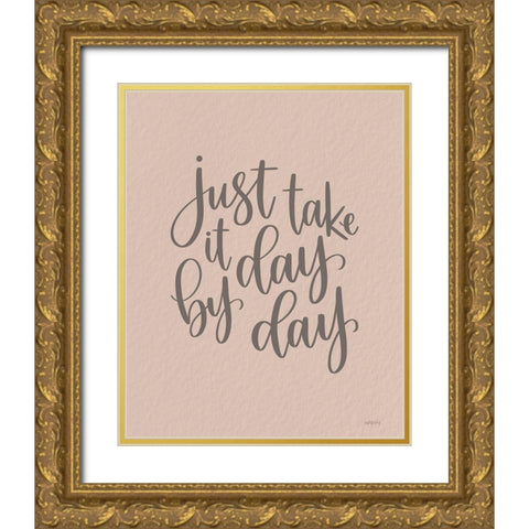 Day by Day Gold Ornate Wood Framed Art Print with Double Matting by Imperfect Dust