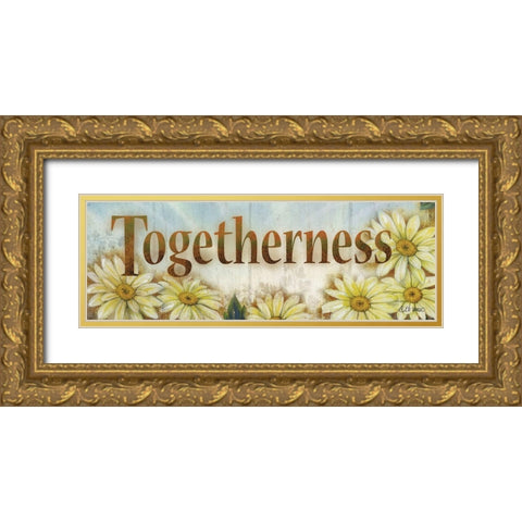 Togetherness Gold Ornate Wood Framed Art Print with Double Matting by Wargo, Ed