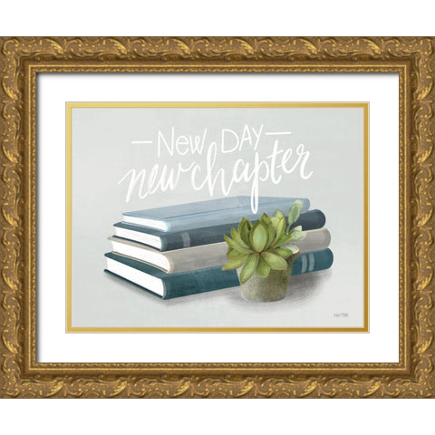 New Chapter Gold Ornate Wood Framed Art Print with Double Matting by House Fenway