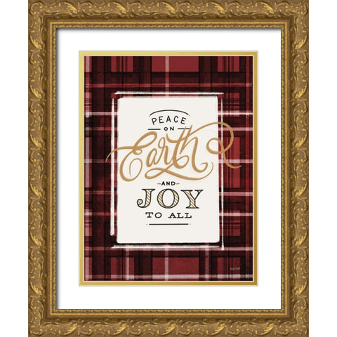 Peace on Earth   Gold Ornate Wood Framed Art Print with Double Matting by House Fenway