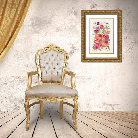 Spring Has Sprung Gold Ornate Wood Framed Art Print with Double Matting by House Fenway