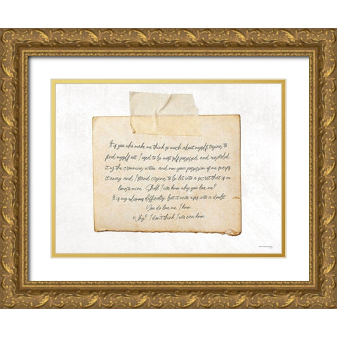 Never a Doubt    Gold Ornate Wood Framed Art Print with Double Matting by Front Port Pickins