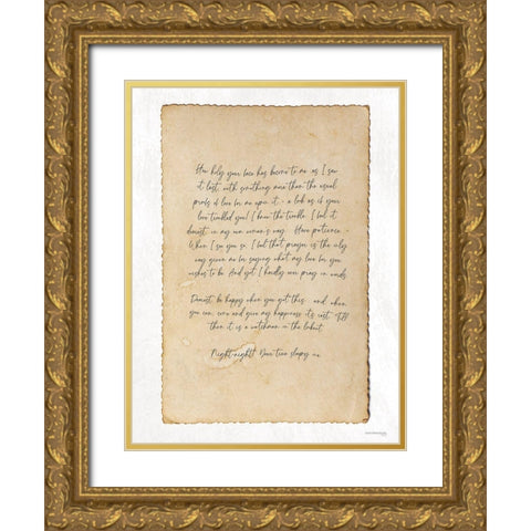 Watchman on the Lookout    Gold Ornate Wood Framed Art Print with Double Matting by Front Port Pickins