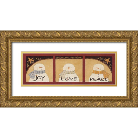 Three Wishes Gold Ornate Wood Framed Art Print with Double Matting by Hilliker, Lisa