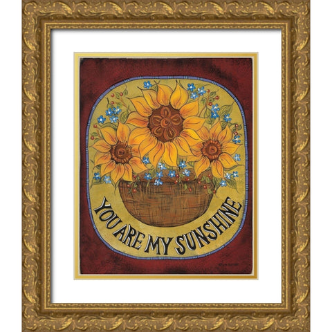 Summer Day Gold Ornate Wood Framed Art Print with Double Matting by Hilliker, Lisa