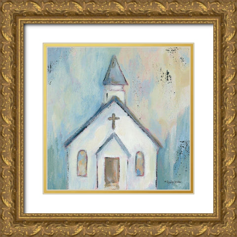 Sunday Morning Gold Ornate Wood Framed Art Print with Double Matting by Holden, Jennifer