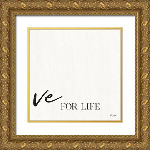 You Are My Love II Gold Ornate Wood Framed Art Print with Double Matting by Jaxn Blvd.