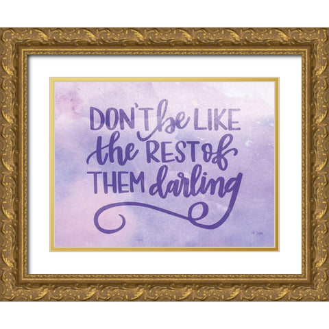 The Rest of Them Gold Ornate Wood Framed Art Print with Double Matting by Jaxn Blvd.